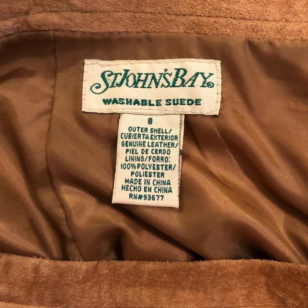 Vintage Genuine Suede Maxi Skirt - Picture 7 of 7